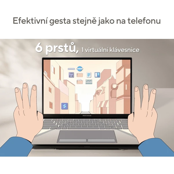 ASUS Zenbook DUO UX8406 (UX8406CA-OLED166X) šedý  - Notebooky - Obrázek R29C000P01