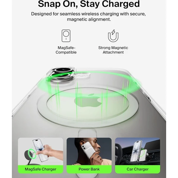 Belkin SheerForce MagSafe kryt iPhone 17 čirý - Pouzdra - Obrázek R2CN000K01