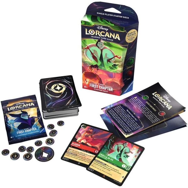 Disney Lorcana: The First Chapter - Starter Deck Emerald & Ruby - Disney Lorcana TCG - Obrázek R2D1000O01