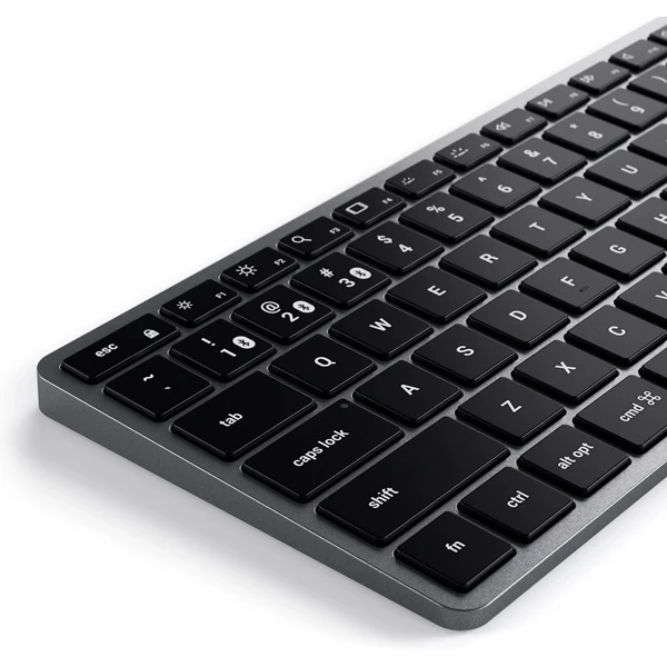 Satechi Slim X1 Bluetooth bezdrátová podsvícená klávesnice CZ vesmírně šedá - Klávesnice - Obrázek R2D5000K01