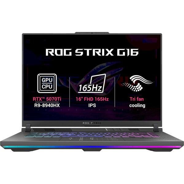 ASUS ROG Strix G16 G614PR-RV034 Šedá