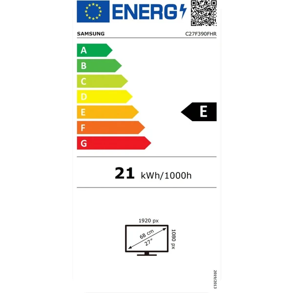 Samsung C27F390 monitor 27" - Monitory - Obrázek R2DY000501