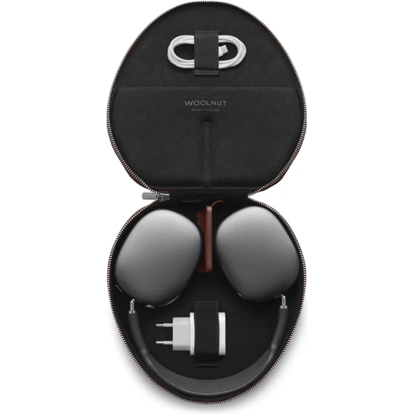 Woolnut Leather kožené pouzdro pro AirPods Max hnědé - Pouzdra - Obrázek R2KR100501