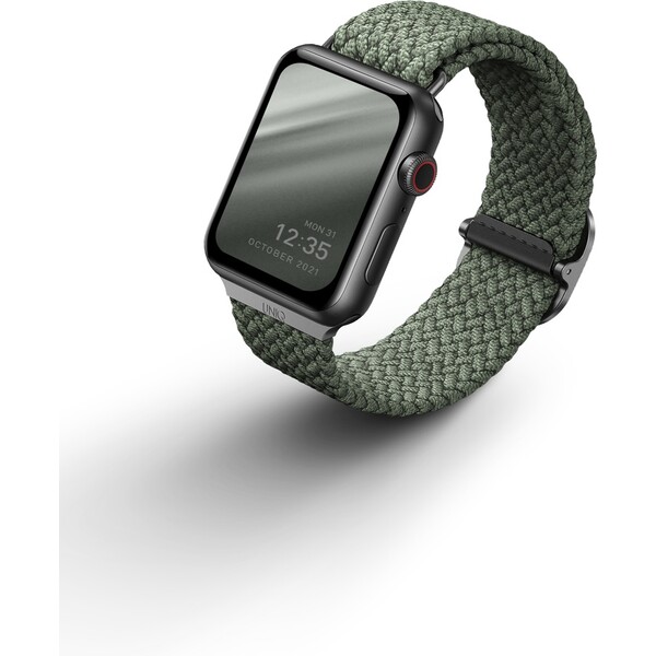 UNIQ strap Aspen Apple Watch 40/38mm Braided cypress green UNIQ-40MM-ASPGRN