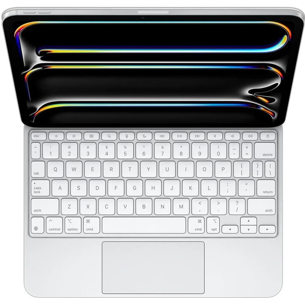 Apple Magic Keyboard (2024) iPad Pro 11" klávesnice US bílá - Pouzdra s klávesnicí - Obrázek R2Q5000L01
