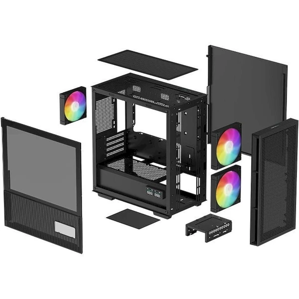 DEEPCOOL CH360 DIGITAL černá - Počítačové skříně - Obrázek R2V8000K01