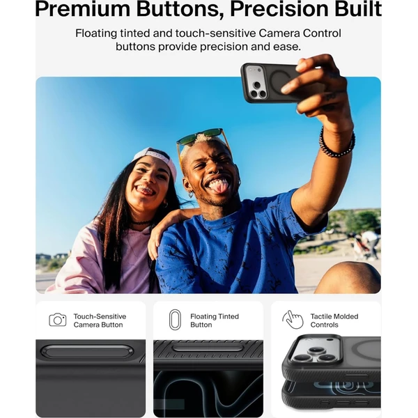 Belkin SheerForce Grip MagSafe kryt iPhone 17 Pro pistáciově zelený - Pouzdra - Obrázek R3CN000K01