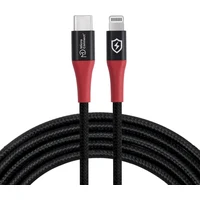 MicroConnect Safe Charge USB-C /Lightning napájecí kabel 60W 1,5m černý - Kabely a redukce