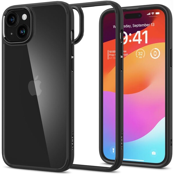 Spigen Ultra Hybrid kryt iPhone 15 matně černý