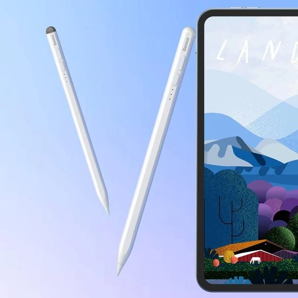 Baseus Smooth Writing 2 stylus s LED indikátory stavu baterie (aktivní + pasivní) bílý - Stylusy - Obrázek R4UF000P01