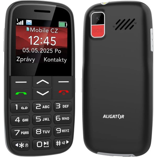 ALIGATOR A770 Senior + stolní nabíječka černý - Mobilní telefony - Obrázek R4WG000J01