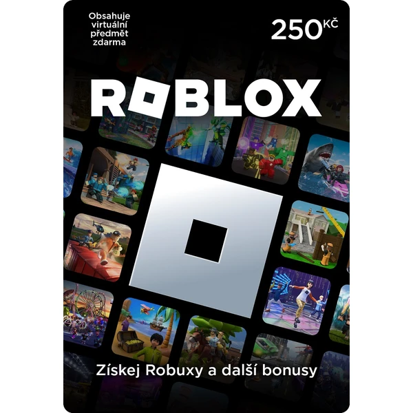 Digitální dárková karta Roblox 250 CZK (online kód) - Digitální kredity - Hlavní obrázek