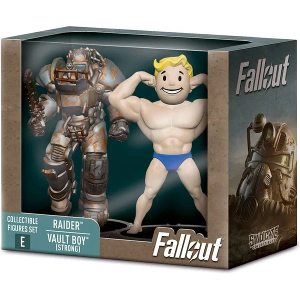 Set dvou figurek Syndicate Collectibles Fallout - Raider & Vault Boy (Strong) 7 cm (Set E) - Figurky - Obrázek R5UG000N01
