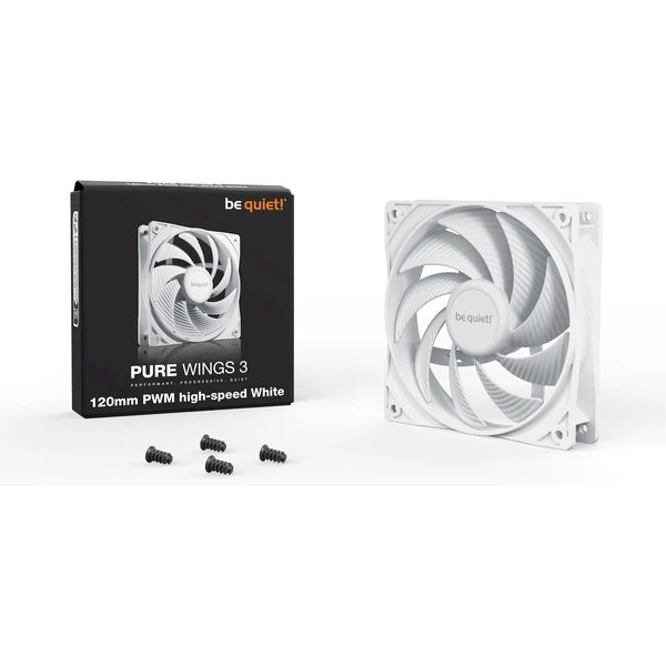 Be quiet! Pure Wings 3 120mm PWM high-speed bílý - Ventilátory pro PC - Obrázek R63B000L01