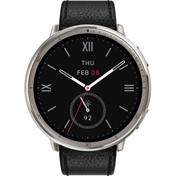 Amazfit Active 2 NFC kožené chytré hodinky černé (Další) - Chytré hodinky - Obrázek R6IC000O01
