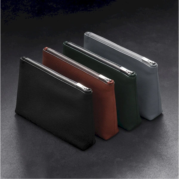 Woolnut Leather Pouch kožené pouzdro černé - Organizéry - Obrázek R768000701