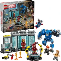 LEGO Marvel 76315 Iron Man a jeho laboratoř: Síň brnění - LEGO