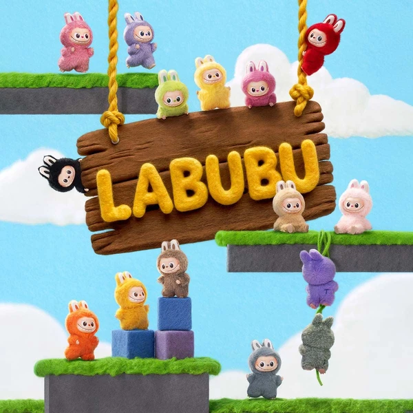 POP MART Labubu The Monsters - Pin For Love Series Blind box (N-Z) - Figurky - Obrázek R77H000K01