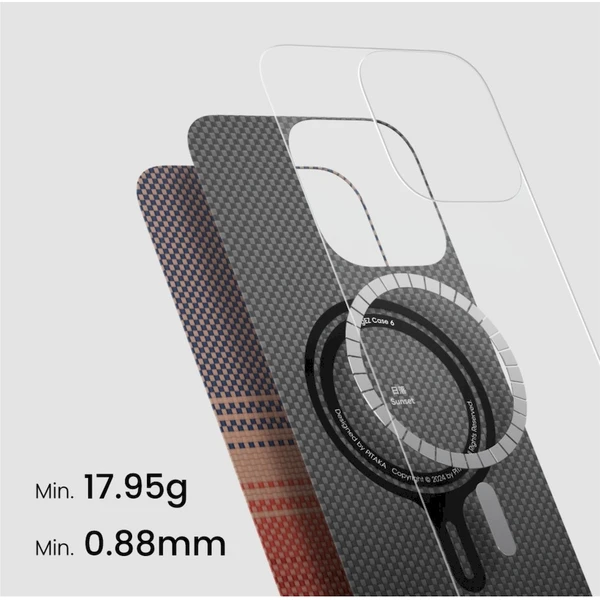 Pitaka MagEZ Case 5 MagSafe kryt iPhone 16 Sunset - Pouzdra - Obrázek R788000O01