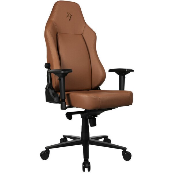 AROZZI PRIMO PREMIUM LEATHER herní židle hnědá
