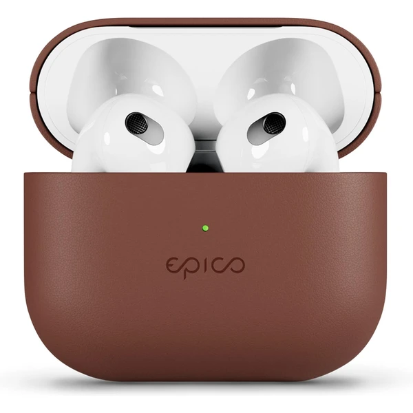 Epico kožený kryt pro Airpods 3 hnědý - Pouzdra - Obrázek R7C9000K01