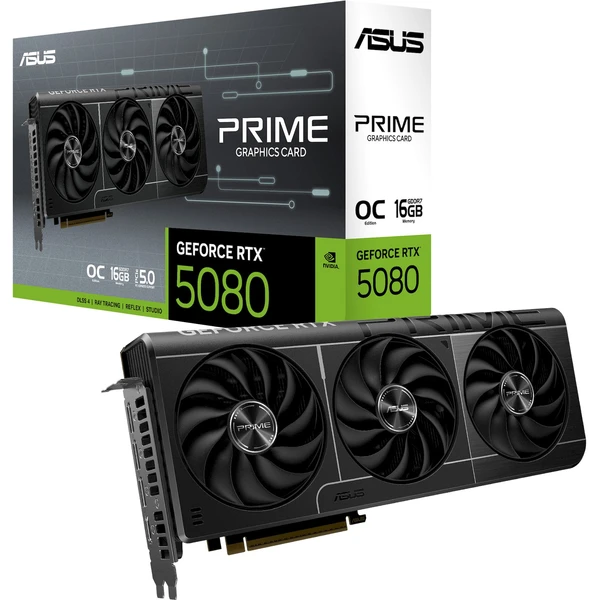 ASUS PRIME NVIDIA GeForce RTX 5080 16GB GDDR7 OC - Grafické karty - Obrázek R7JB000O01
