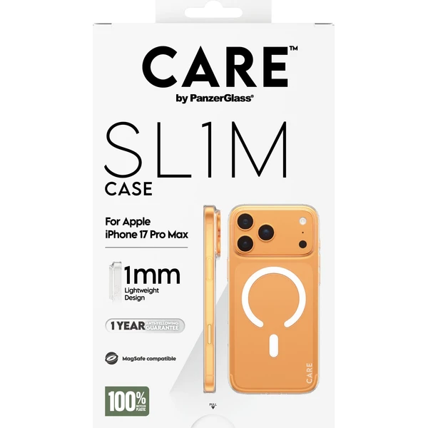 PanzerGlass® CARE SL1M (1mm) MagSafe kryt Apple iPhone 17 Pro Max čirý - Pouzdra - Obrázek R7XL000K01