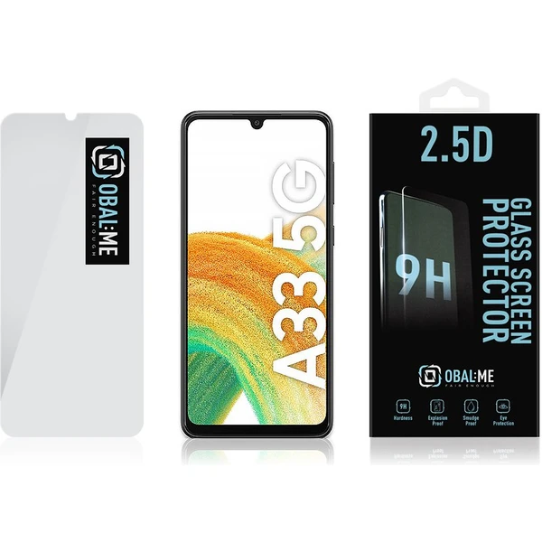 Obal:Me 2.5D tvrzené sklo Samsung Galaxy A33 5G čiré - Ochranné folie a skla - Obrázek R8K6000701