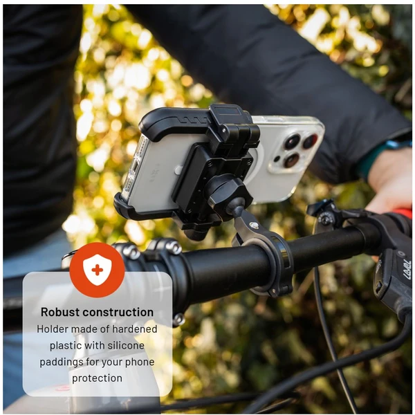 FIXED Bikee Plus univerzální držák na kolo černý - Držáky - Obrázek R8Y3000P01
