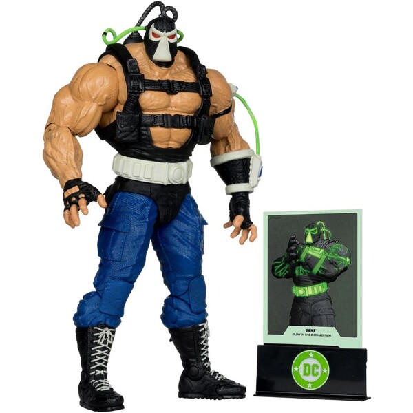 Akční figurka McFarlane Toys DC Multiverse - Mega Bane (GITD Edition) (Gold Label) 18 cm Vícebarevná