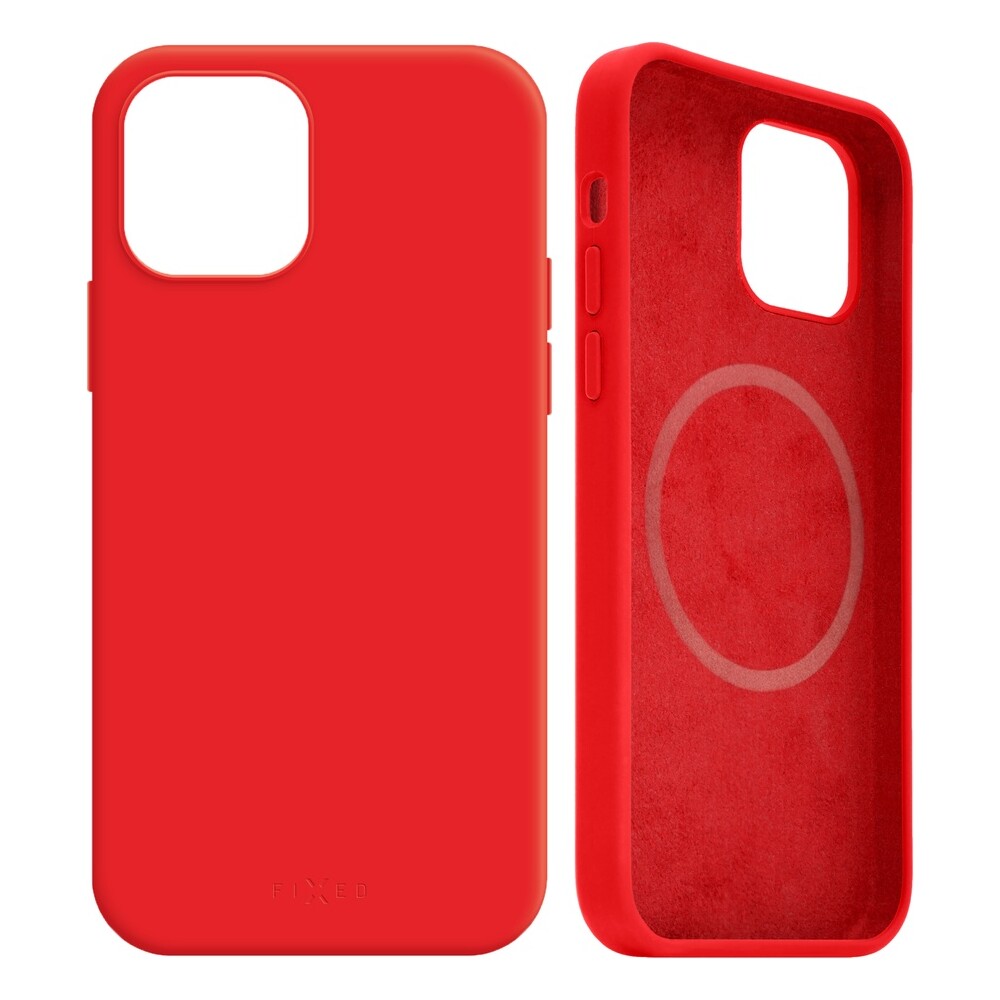 FIXED MagFlow s podporou Magsafe Apple iPhone 12 mini červený