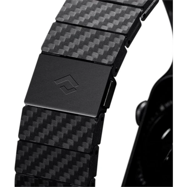 Pitaka Carbon Fiber řemínek Apple Watch 49/45/44/42 mm černý - Řemínky - Obrázek R9PM600301