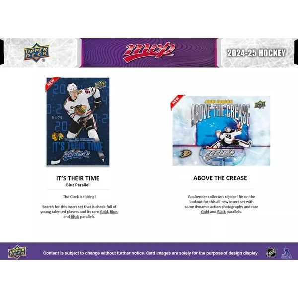 Hokejové karty 2024-25 Upper Deck MVP Hockey Hobby balíček - Hokejové karty - Obrázek RAM7000J01
