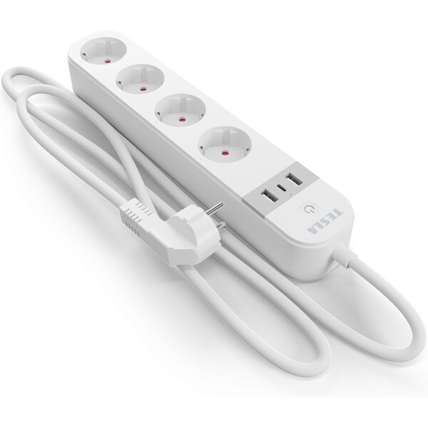 Tesla Smart Power Strip PS300 TSL-SPL-SPS300 Bílá