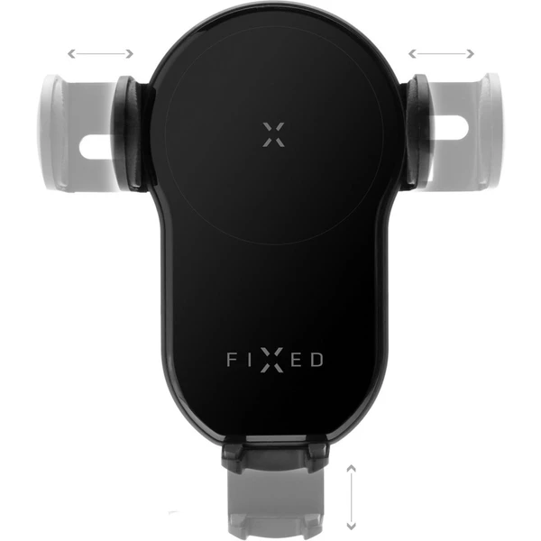 FIXED Matic XL držák do auta s bezdrátovým nabíjením černý - Držáky - Obrázek RB8M100501