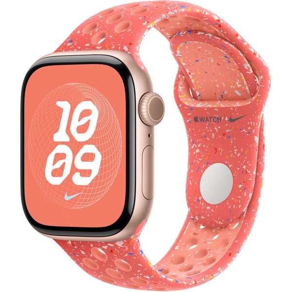 Apple Watch 40mm žhavě oranžový sportovní řemínek Nike - S/M MC2J4ZM/A