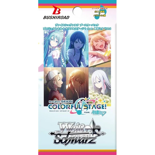 Weiß Schwarz Project SEKAI COLORFUL STAGE! feat. Hatsune Miku Vol.2 Booster (Japan) - Weiss Schwarz TCG - Hlavní obrázek