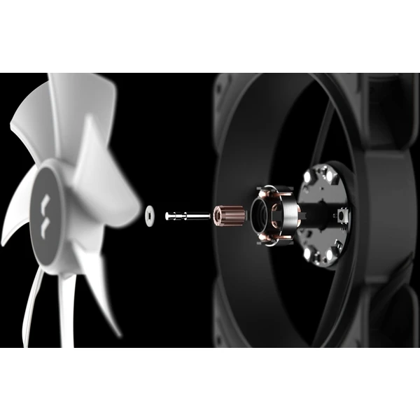 Fractal Design Aspect 12 RGB PWM White bílý - Ventilátory pro PC - Obrázek RBH8G00101