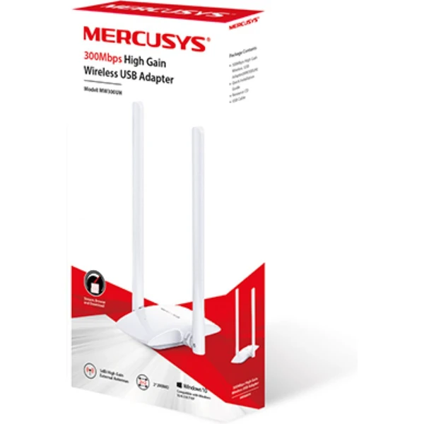 Mercusys MW300UH USB adaptér - Síťové adaptéry - Obrázek RBR7300401