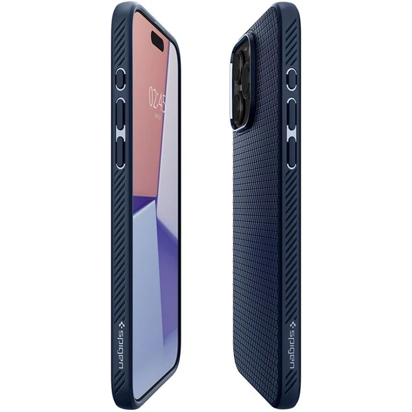 Spigen Liquid Air kryt iPhone 15 Pro Max modrý - Pouzdra - Obrázek RBV8000601