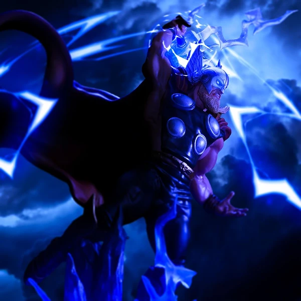 Soška Iron Studios Marvel: Infinity Gauntlet Diorama - Thor Deluxe BDS Art Scale 1/10 - Sochy a sošky - Obrázek RBX1000N01