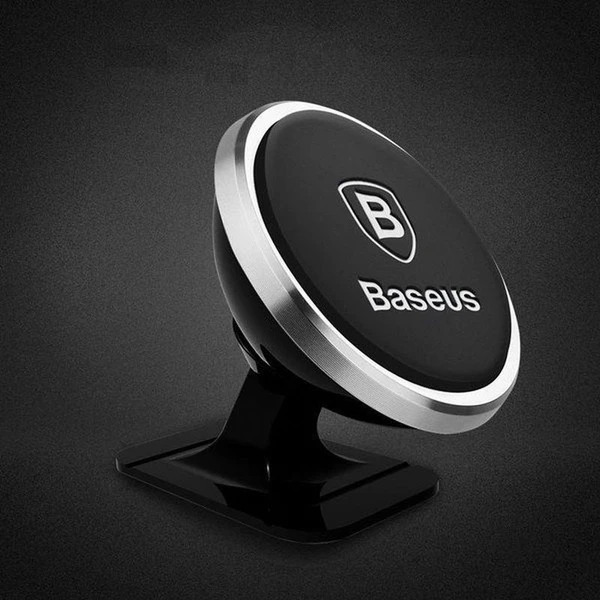 Baseus 360 držák do auta s magnetem na palubní desku stříbrný - Držáky - Obrázek RC9R000K01