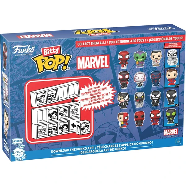 Funko Bitty POP! Marvel: Spider-Man - Miles Morales 4 pack (Šance na chase) - Funko POP! - Obrázek RCMG000K01
