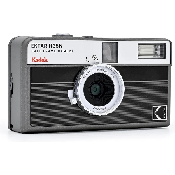 Kodak EKTAR H35N Striped Analogový fotoaparát černý - Fotoaparáty - Obrázek RDO0000L01