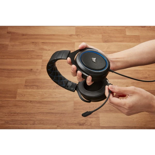 CORSAIR herní headset HS50 PRO Stereo Blue - Sluchátka - Obrázek RDRTF00101