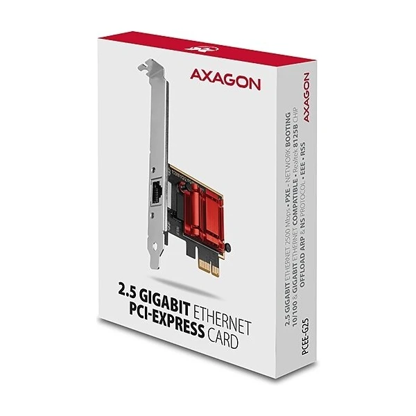 AXAGON PCEE-G25 2.5 gigabit síťová karta - Síťové karty - Obrázek RDS6000701