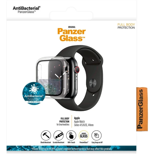PanzerGlass Full Body Protection Apple Watch 4/5/6/SE 44mm čirý - Pouzdra - Obrázek RE3N600301