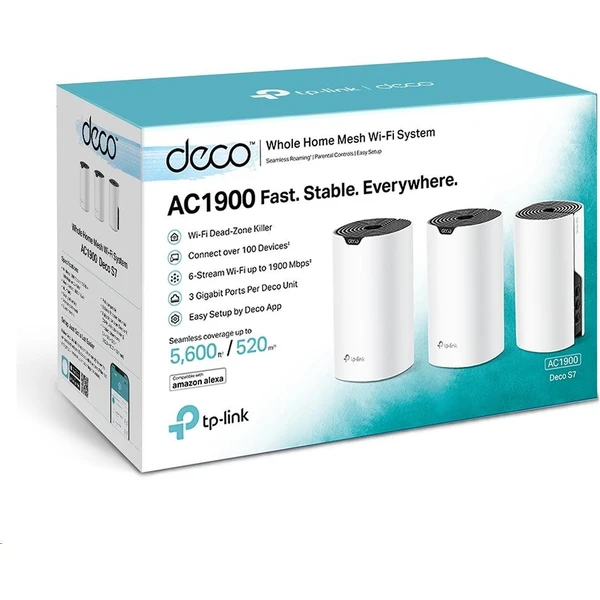 TP-Link Deco S7 mesh systém 3ks - Mesh systémy - Obrázek RECI300401