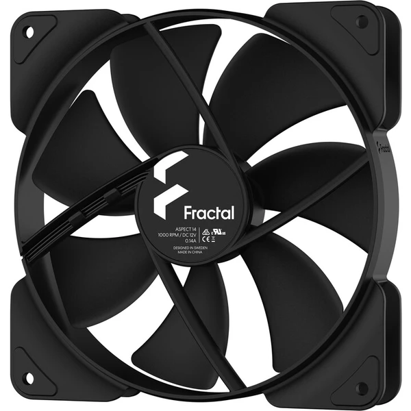 Fractal Design Aspect 14 Black - Ventilátory pro PC - Obrázek REUG300401