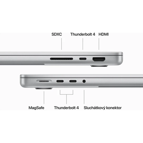 Apple MacBook Pro 14" / M3 Max / 36GB / 1TB / SK KLV / stříbrný - Notebooky - Obrázek REX2000O01
